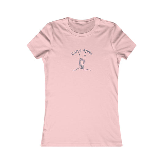 Carpe Après - Ski (OG) - Ladies Short Sleeve Tee (Graphic on front)