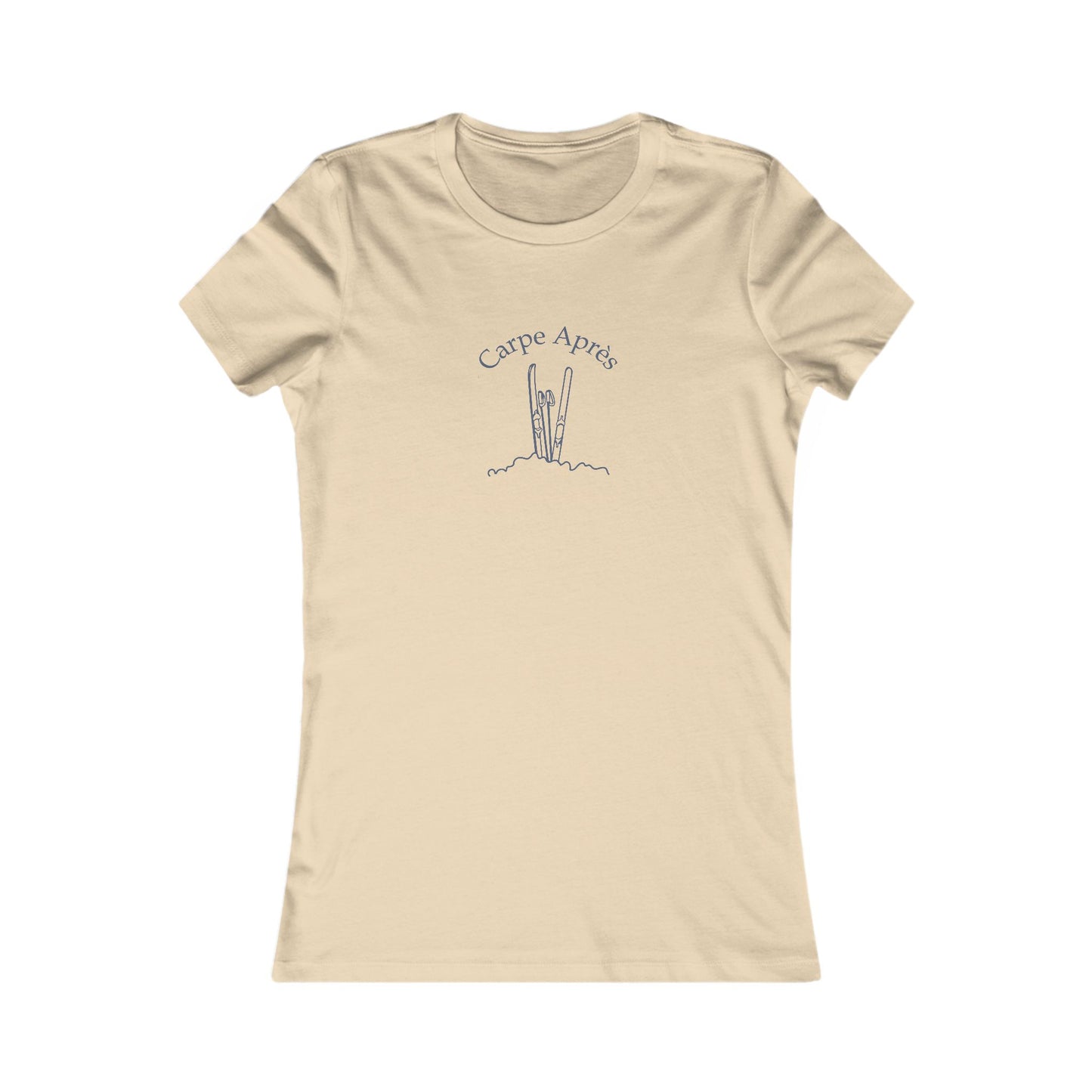 Carpe Après - Ski (OG) - Ladies Short Sleeve Tee (Graphic on front)