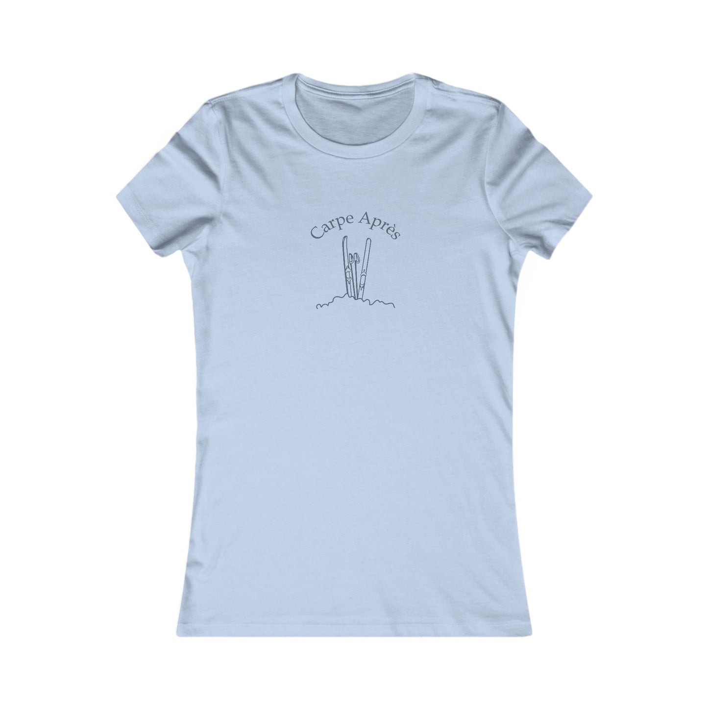 Carpe Après - Ski (OG) - Ladies Short Sleeve Tee (Graphic on front)