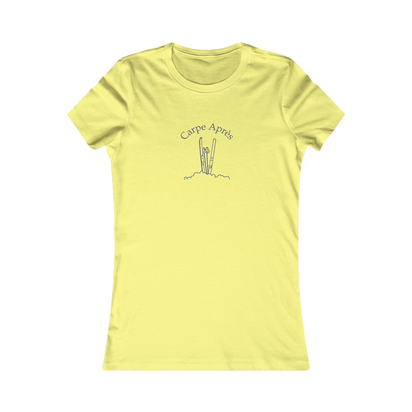 Carpe Après - Ski (OG) - Ladies Short Sleeve Tee (Graphic on front)