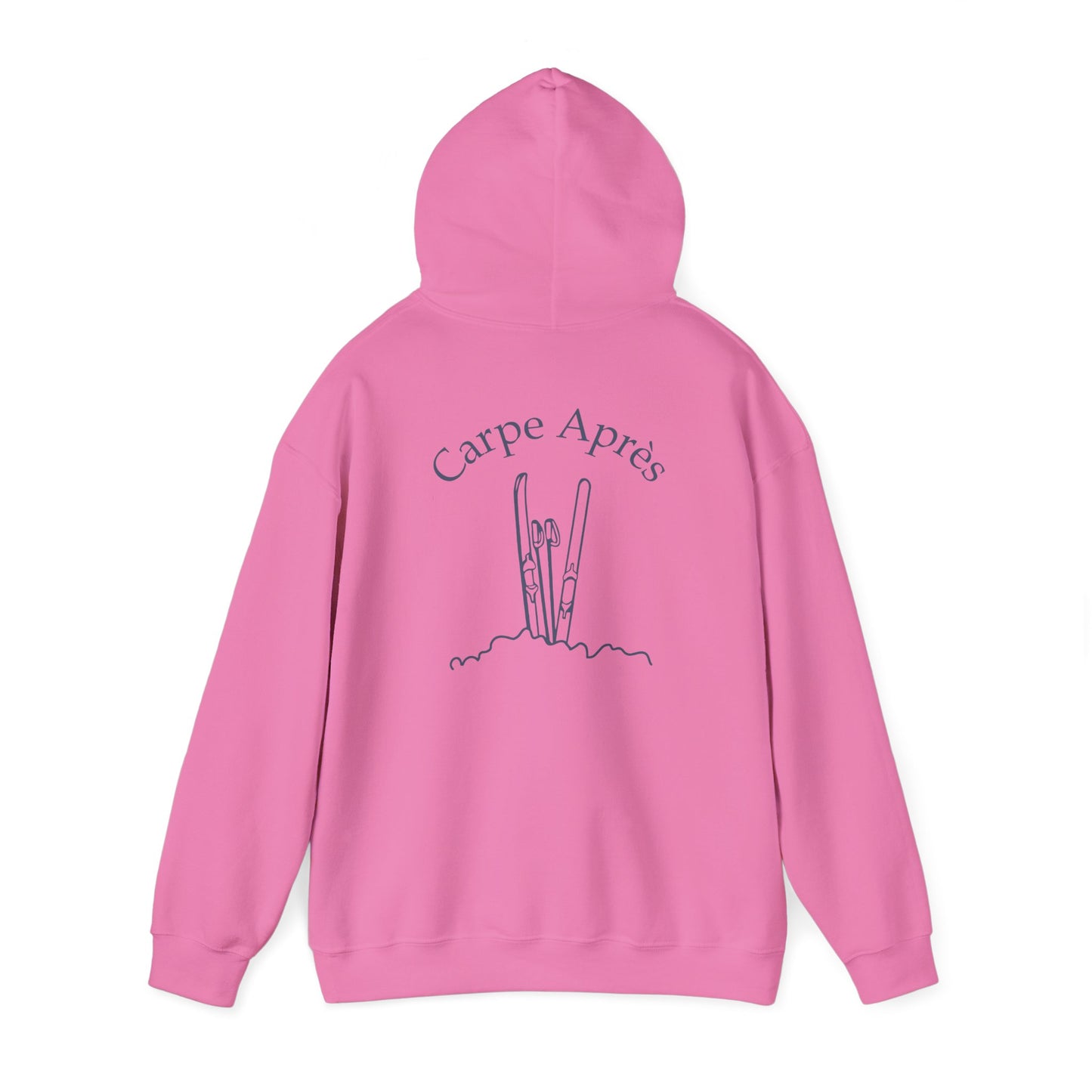 Carpe Après - Ski (OG) - Hoodie (Small graphic on front, large graphic on back)