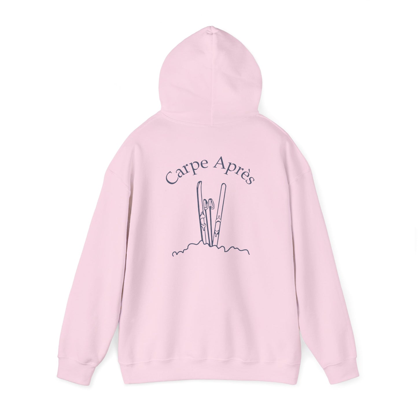 Carpe Après - Ski (OG) - Hoodie (Small graphic on front, large graphic on back)