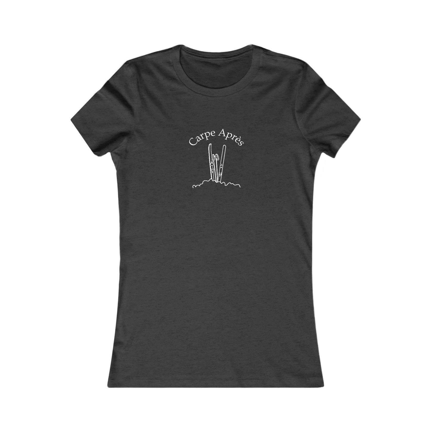 Carpe Après - Ski (OG) - Ladies Short Sleeve Tee (Graphic on front)