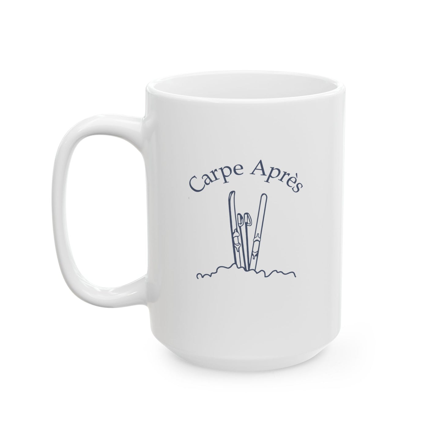 Carpe Après Ski (OG) - Ceramic Mug, (15oz)