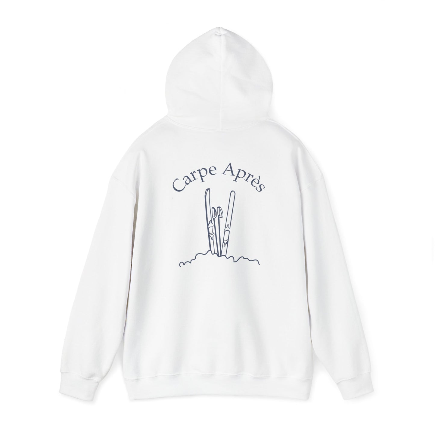 Carpe Après - Ski (OG) - Hoodie (Small graphic on front, large graphic on back)