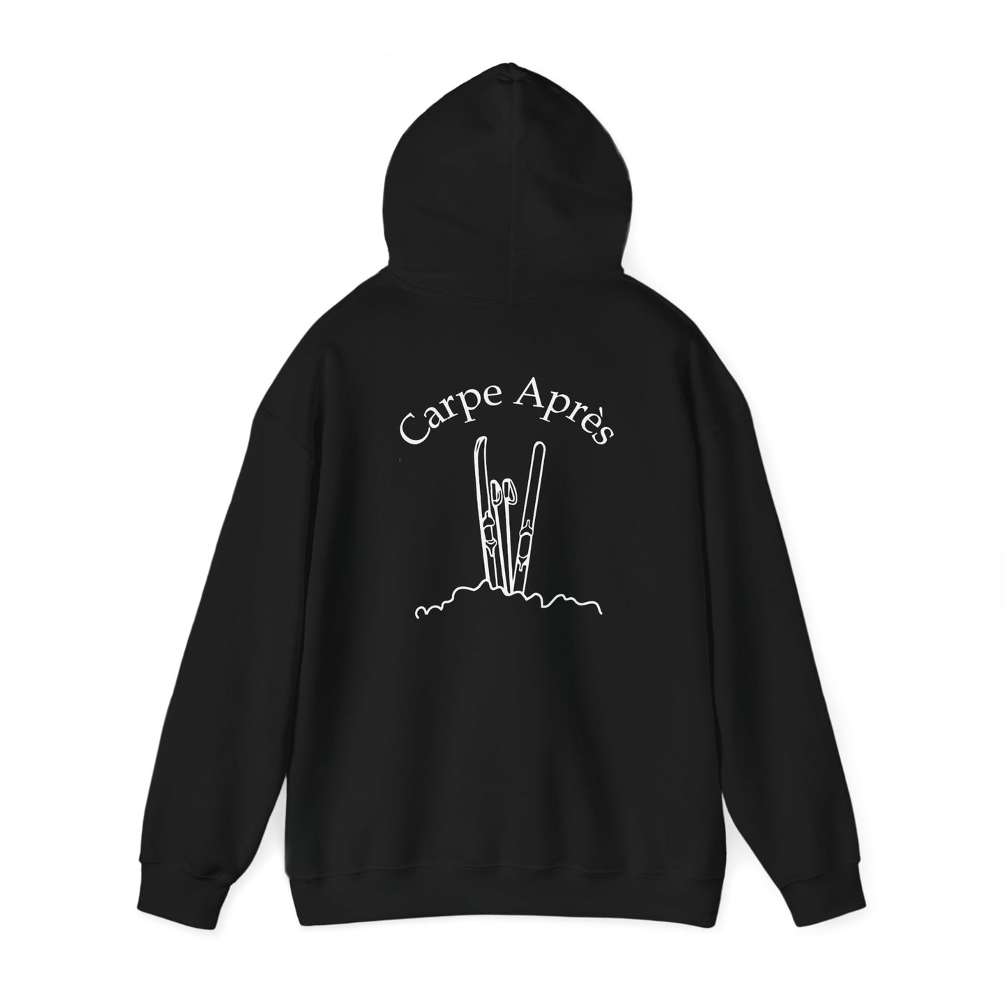 Carpe Après - Ski (OG) - Hoodie (Small graphic on front, large graphic on back)