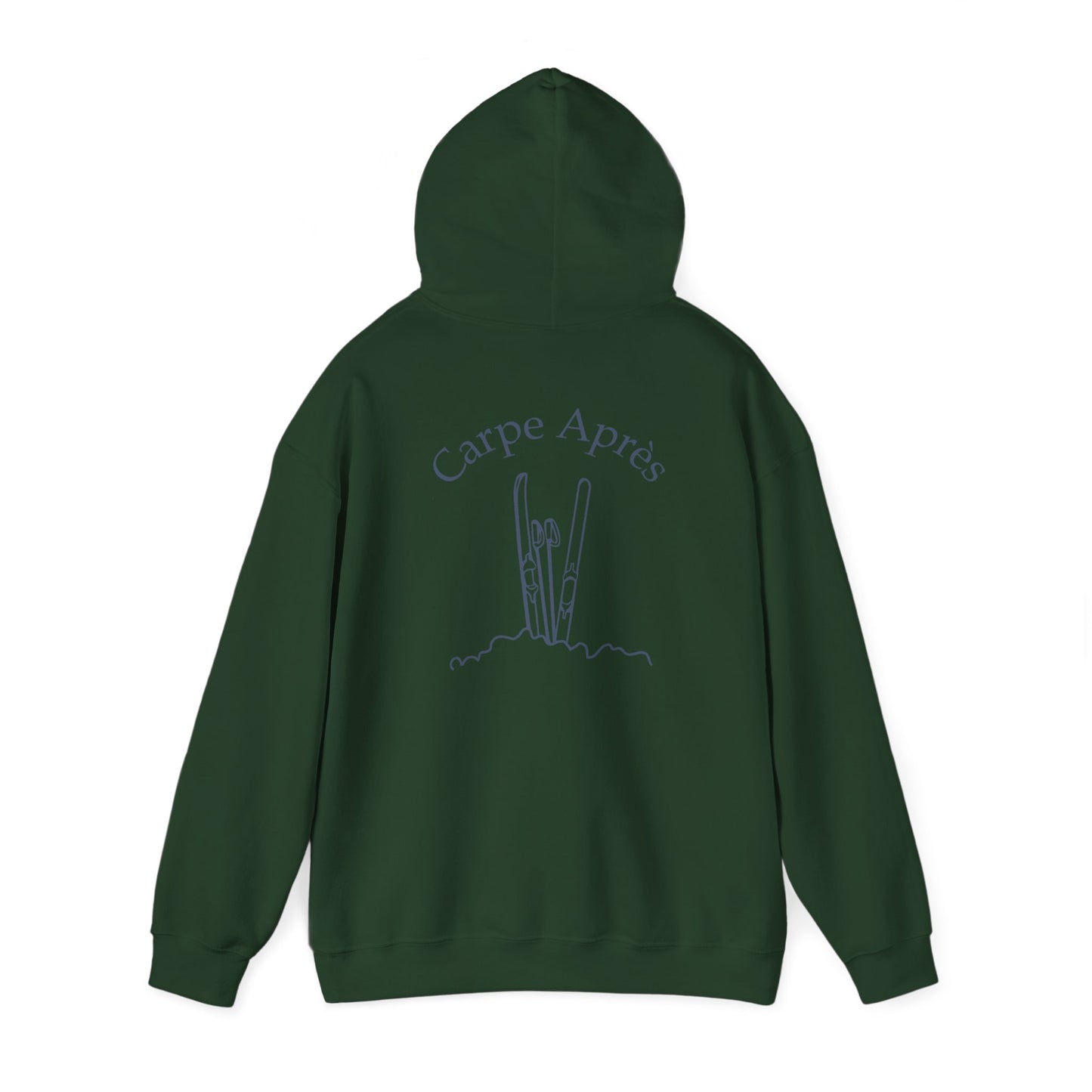 Carpe Après - Ski (OG) - Hoodie (Small graphic on front, large graphic on back)