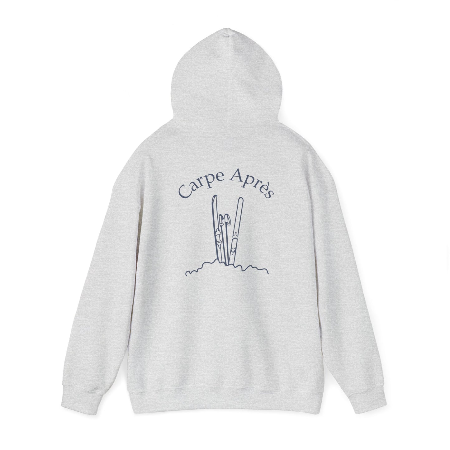 Carpe Après - Ski (OG) - Hoodie (Small graphic on front, large graphic on back)