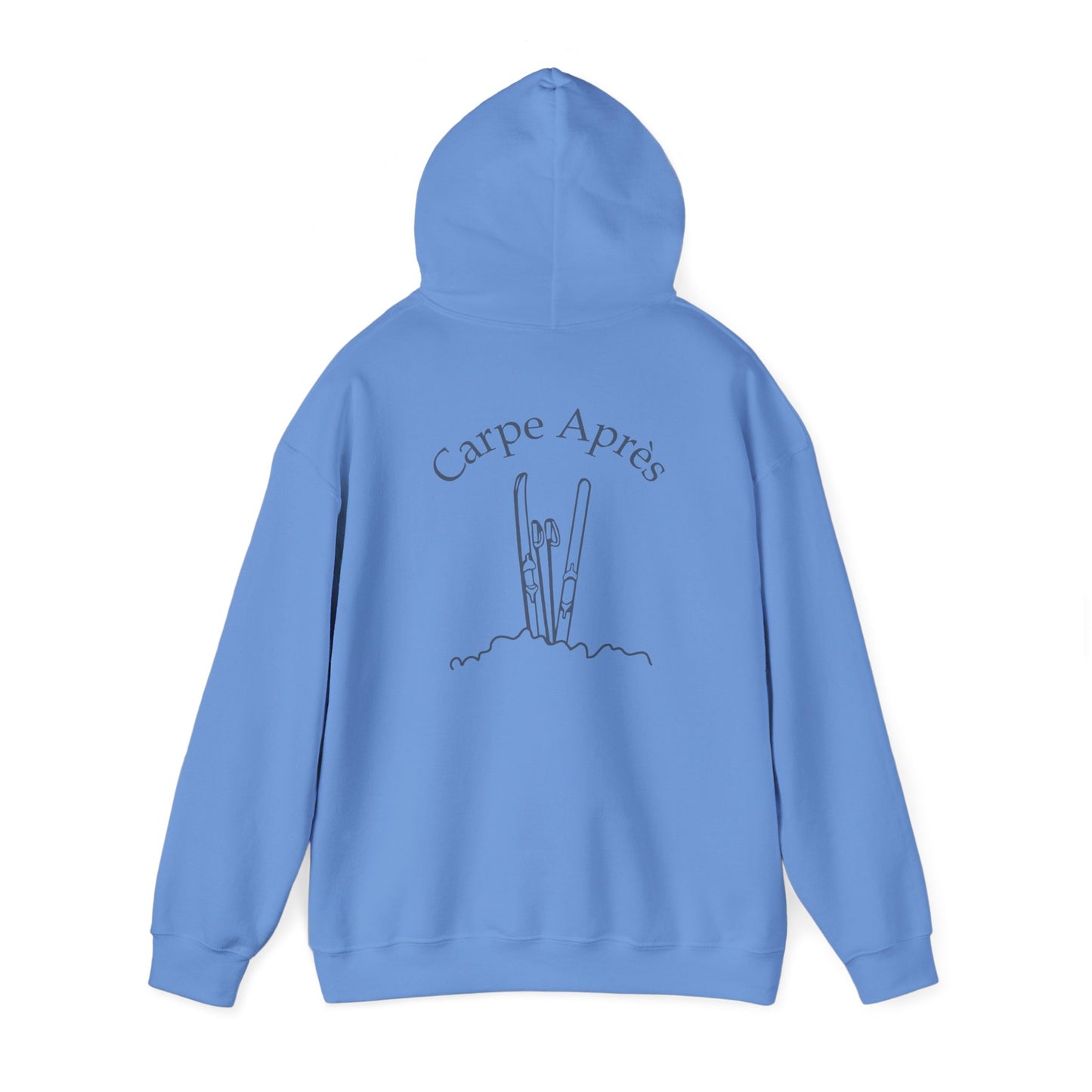 Carpe Après - Ski (OG) - Hoodie (Small graphic on front, large graphic on back)