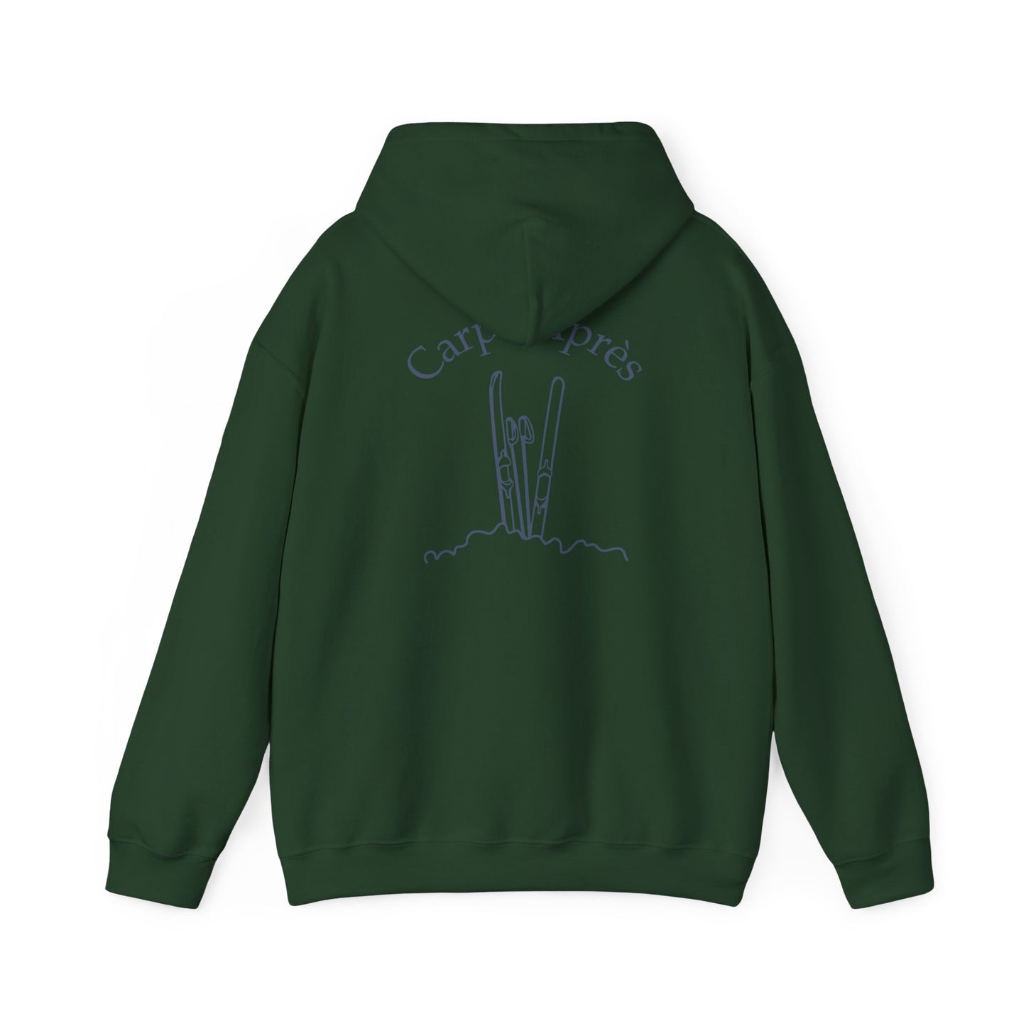 Carpe Après - Ski (OG) - Hoodie (Small graphic on front, large graphic on back)